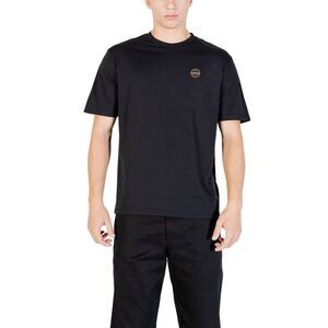Napapijri Black Cotton Men's T-Shirt